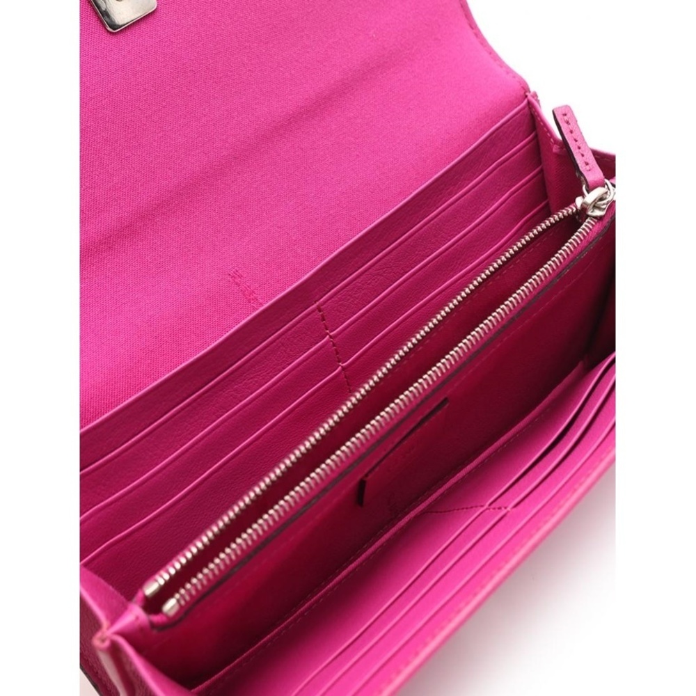 Fendi Purple Python Toujours Wallet - image 4